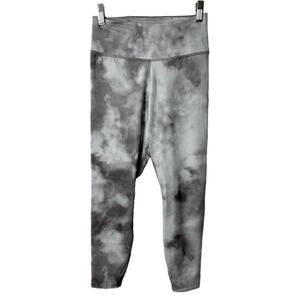 Nike Dri-Fit Womens One Sky-Dyed Cropped Leggings Size XS Gray Mid Rise Athletic